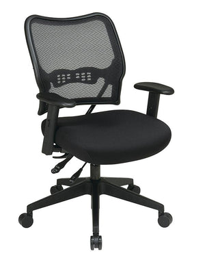 Deluxe Chair with AirGrid Back and Custom Fabric Seat