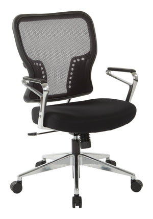 Air Grid Back and Padded Mesh Seat Chair