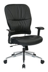 Black Bonded Leather Managers Chair