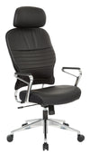 Bonded Leather Managers Chair w/ Headrest
