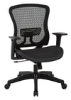 CHX Dark Breathable Mesh Seat and Back Managers Chair