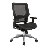 Black Vertical Mesh Back Chair
