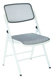 ProGrid Mesh Seat and Back Folding Chair (2-PK)
