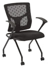 ProGrid Checkered Mesh Back Folding Chair (2-PK)