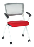 Folding Chair With Breathable Mesh Back