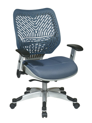 Unique Self Adjusting Blue Mist SpaceFlex Back Managers Chair