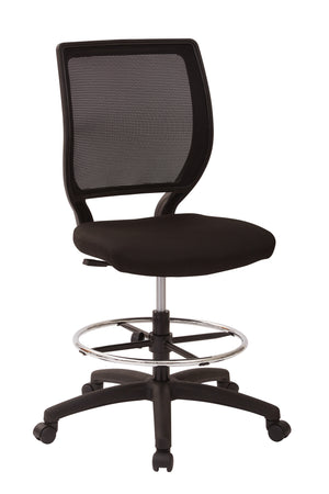 Deluxe Woven Mesh Back Armless Drafting Chair