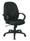Executive High Back Managers Chair with Fabric Back