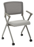Folding Chair with breathable Mesh Back (2-PK)