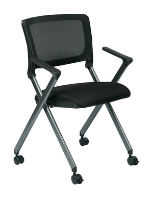 Folding Chair with Screen Back (2-PK)