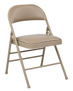 Folding Chair with Vinyl Seat and Back (4-PK)