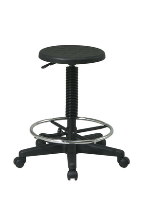Stool with Adjustable Footrest