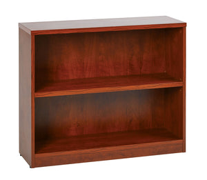 36Wx12Dx30H 2-Shelf Bookcase with 1" Thick Shelves