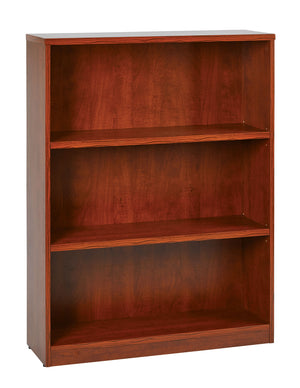 36Wx12Dx48H 3-Shelf Bookcase with 1" Thick Shelves