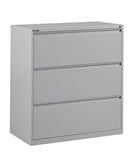 36" Wide 3 Drawer Lateral File With Core-Removeable Lock & Adjustable Glides