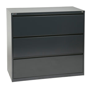 42" Wide 3 Drawer Lateral File With Core-Removeable Lock & Adjustable Glides