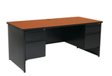 Metal Desk Double Pedestal 68X32