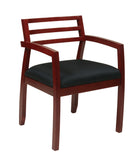 Napa Cherry Guest Chair With Wood Back