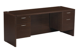 Napa Double Pedestal Desk 66"X30"