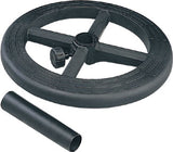 Stool Kit with Adjustable 19" Diameter Black Nylon Foot ring