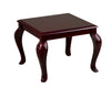 Mahogany Finish Queen Ann Traditional End Table