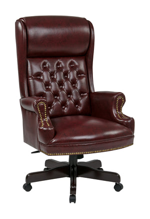 Deluxe High Back Traditional Executive Chair