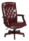Traditional Executive Chair with Padded Arms