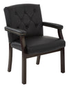 Traditional Visitors Chair with Padded Arms